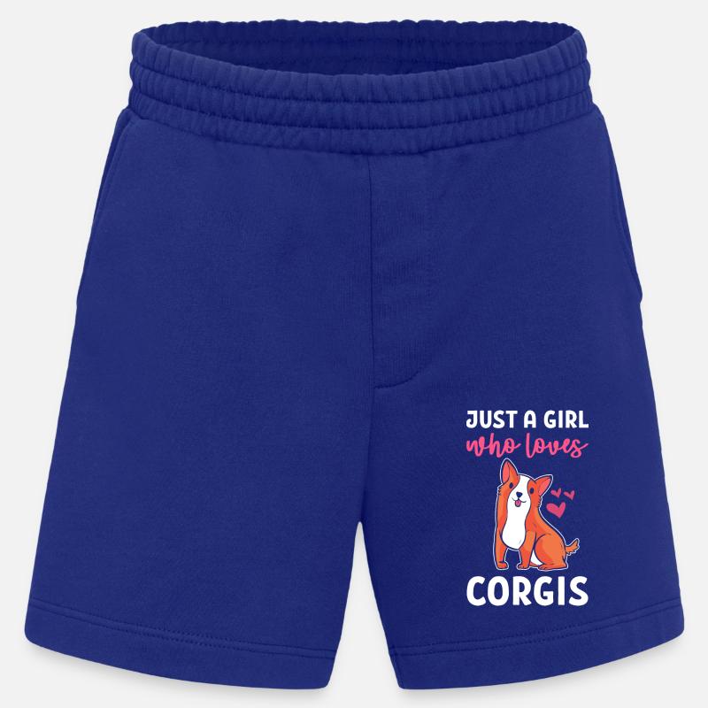Corgi - Heavyweight Shorts - made by SPREAD  - Iconic Blue