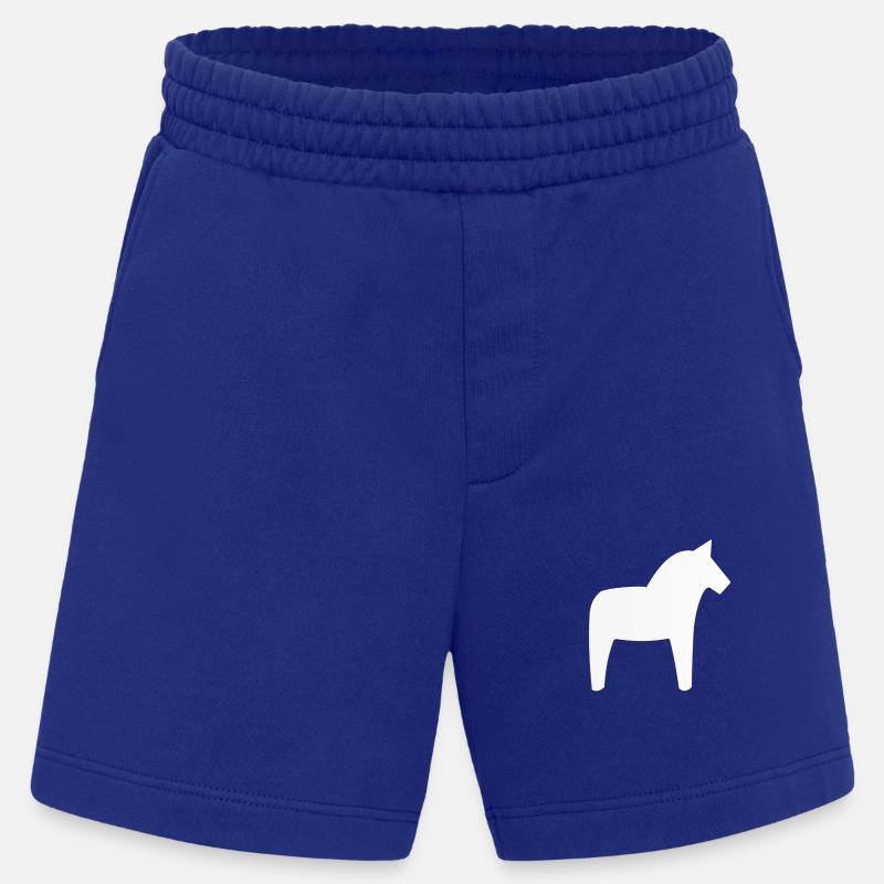 Dalahäst Pferd Schweden - Heavyweight Shorts - made by SPREAD  - Iconic Blue