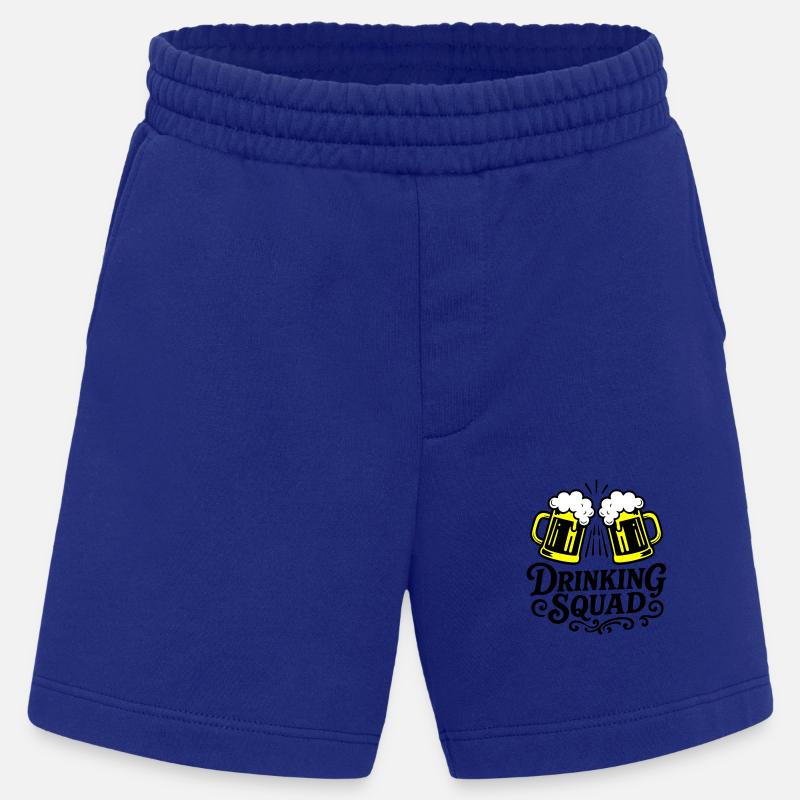 Drinking Squad Bier - Heavyweight Shorts - made by SPREAD  - Iconic Blue