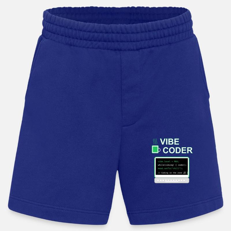 Vibe Coder - Heavyweight Shorts - made by SPREAD  - Iconic Blue