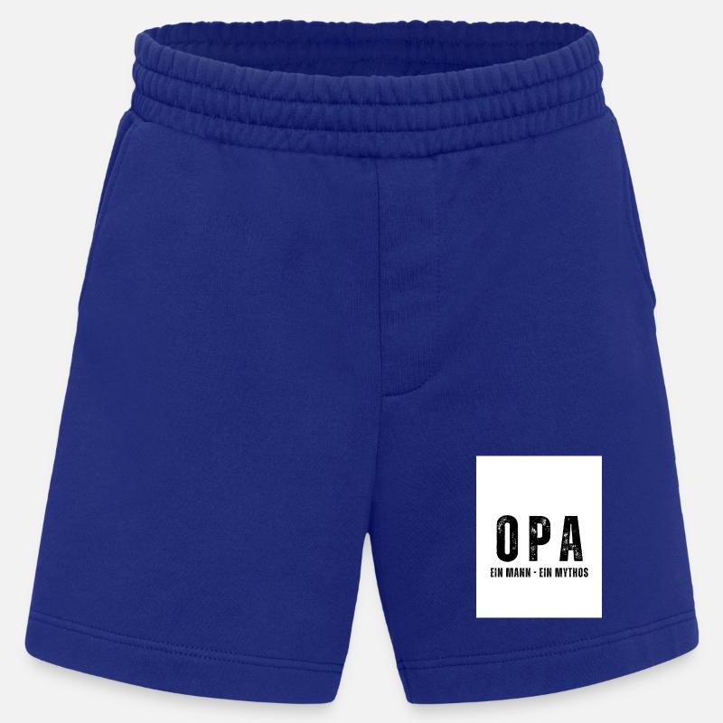 OPA Ein Mann - Ein Mythos - Heavyweight Shorts - made by SPREAD  - Iconic Blue