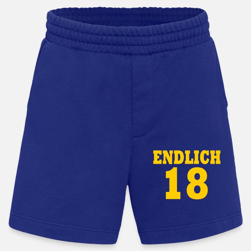 Endlich 18 - Heavyweight Shorts - made by SPREAD  - Iconic Blue