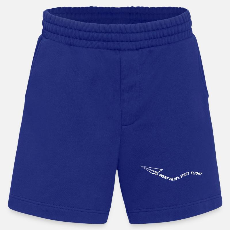 Every pilot's first flight - Heavyweight Shorts - made by SPREAD - Iconic Blue
