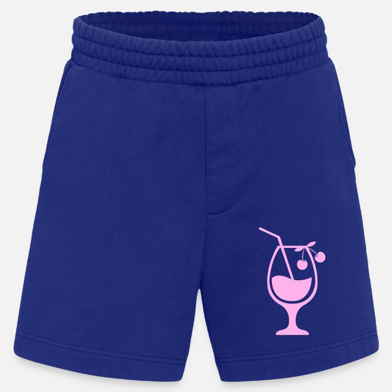 Cocktail 01 - Short bio épais fabriqué en UE - Iconic Blue
