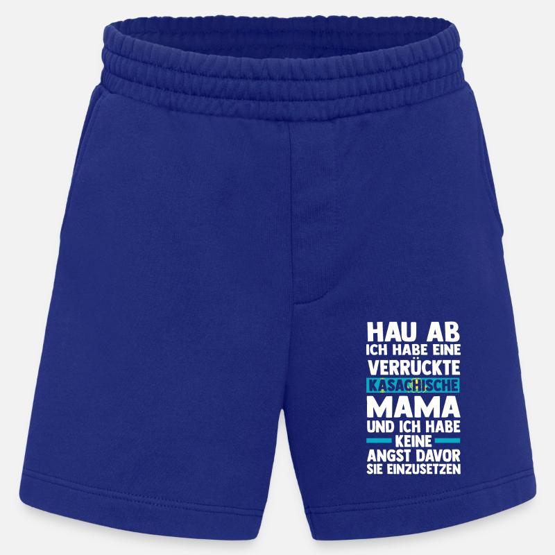 Kasachen Mama Mutter Kasachstan - Heavyweight Shorts - made by SPREAD - Iconic Blue