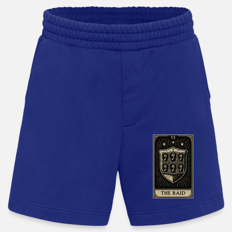 Tarot Datahoarding : Le bouclier RAID - Short bio épais fabriqué en UE - Iconic Blue