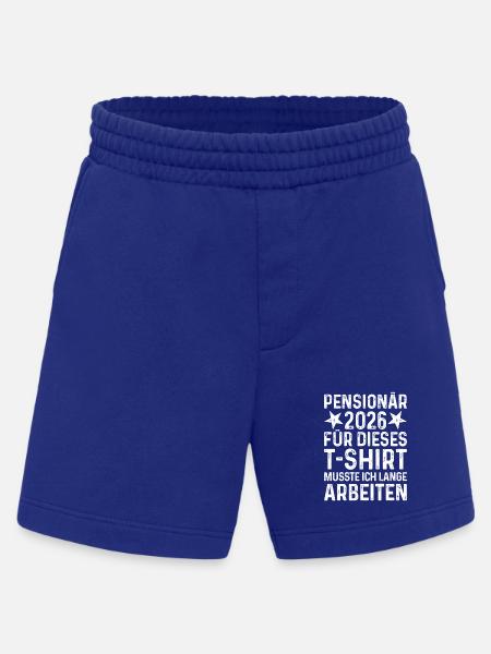 Pensionär 2026 - Pension Ruhestand Pensionierung - Heavyweight Shorts - made by SPREAD - Iconic Blue