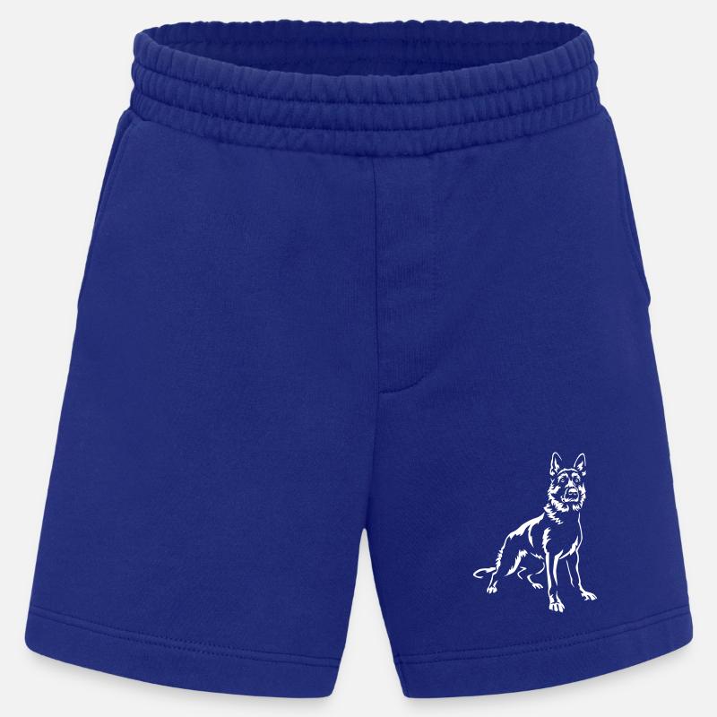 German Shepherd "Black Edition" - Heavyweight Shorts - made by SPREAD  - Iconic Blue