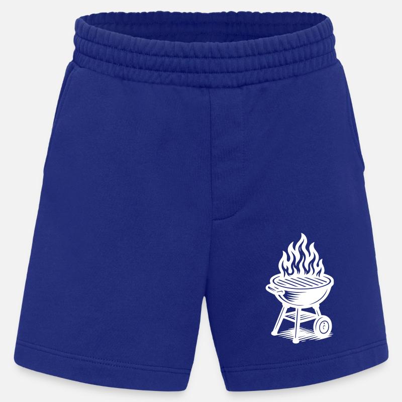 Grill Fire Grilling - Heavyweight Shorts - made by SPREAD  - Iconic Blue