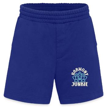 Yoga Harmony Junkie Drôle de Yoga - Short bio épais fabriqué en UE - Iconic Blue - Devant