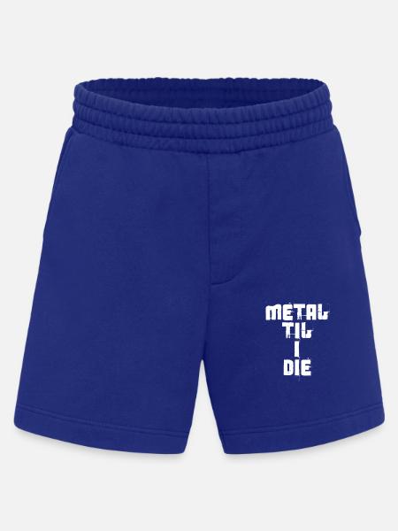 Metal Til I Die - Heavyweight Shorts - made by SPREAD  - Iconic Blue