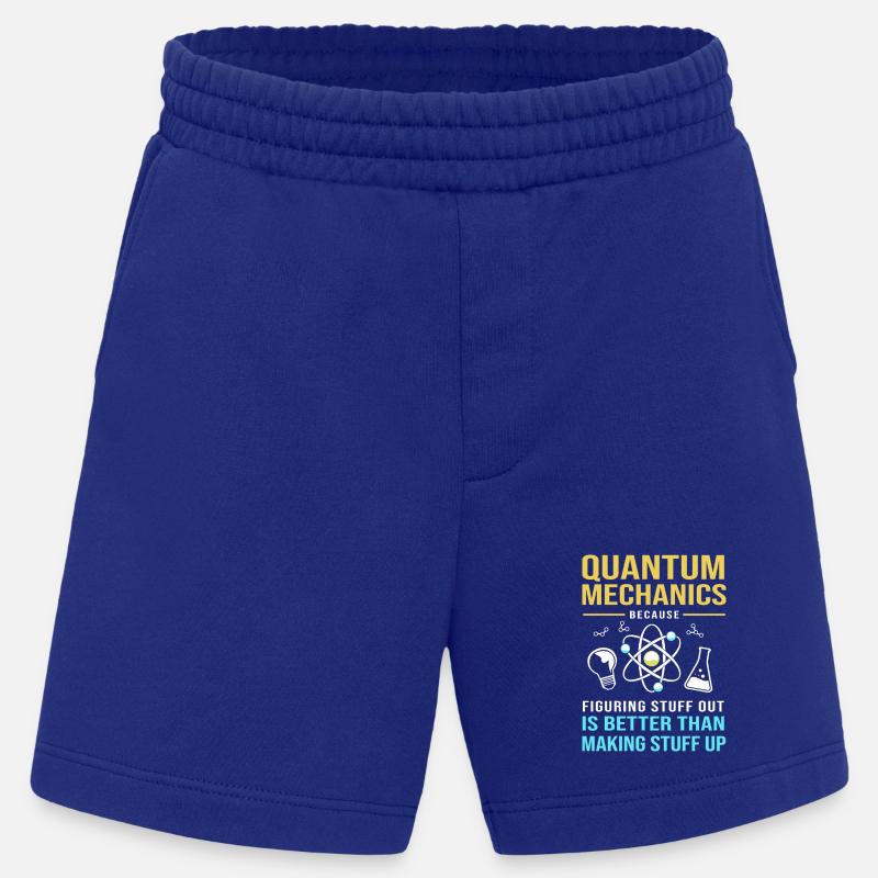 Quantenphysik Quantenmechanik Quantensprung - Heavyweight Shorts - made by SPREAD  - Iconic Blue