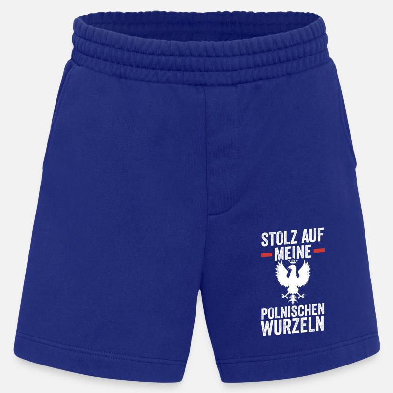 Pole Polnisch Polen - Heavyweight Shorts - made by SPREAD - Iconic Blue