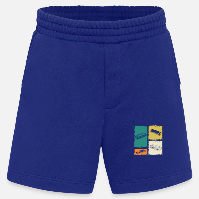 Harmonica Harmonica - Heavyweight Shorts - made by SPREAD  - Iconic Blue