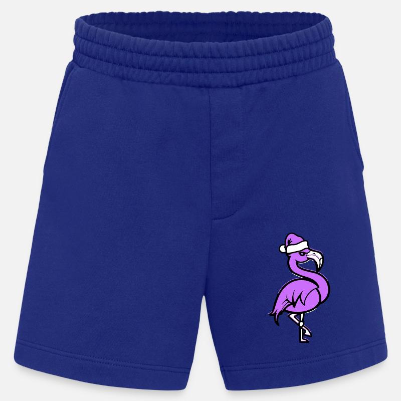 flamingo comic weihnachten - Heavyweight Shorts - made by SPREAD  - Iconic Blue