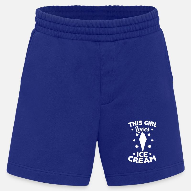 Eiscreme Mädchen - Heavyweight Shorts - made by SPREAD  - Iconic Blue