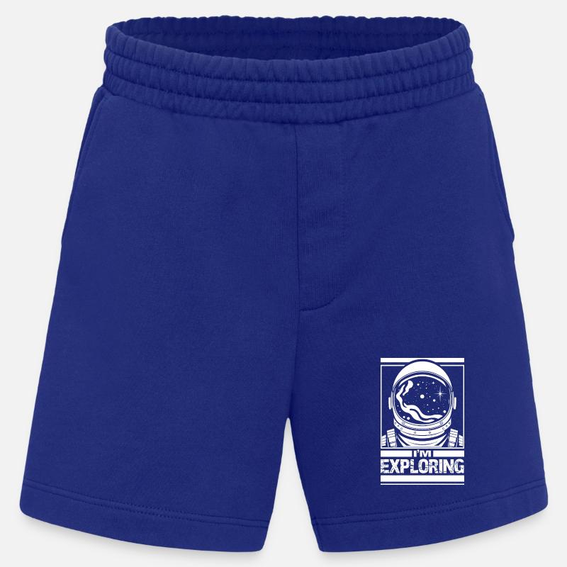 I'm Exploring - Heavyweight Shorts - made by SPREAD  - Iconic Blue