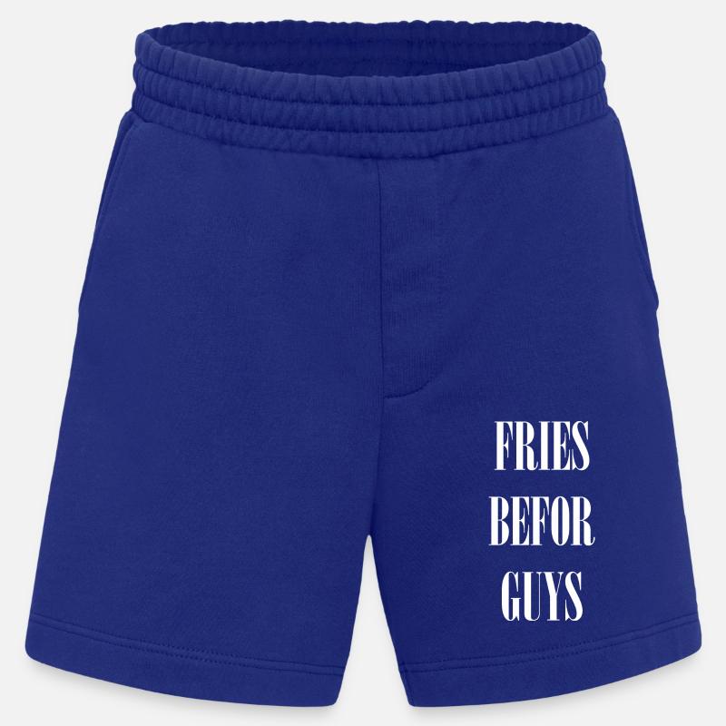 Fries befor Guys - Heavyweight Shorts - made by SPREAD  - Iconic Blue