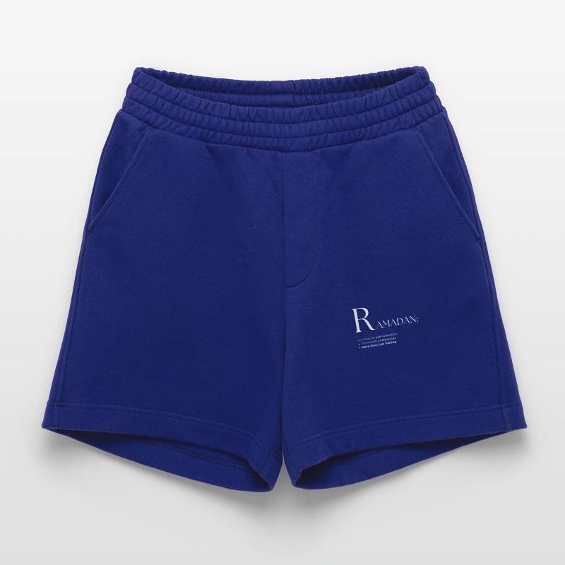 Ramadan dictionary text style design Heavyweight Shorts - made by SPREAD 