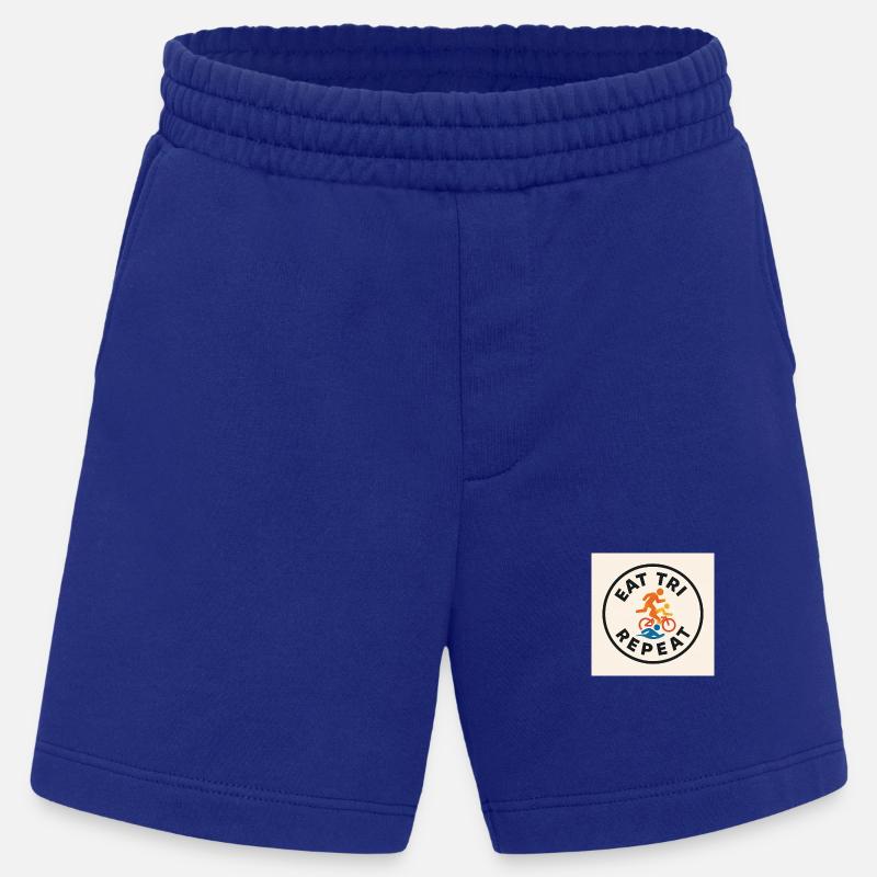 ESSEN SIE TRI REPEAT - Heavyweight Shorts - made by SPREAD  - Iconic Blue