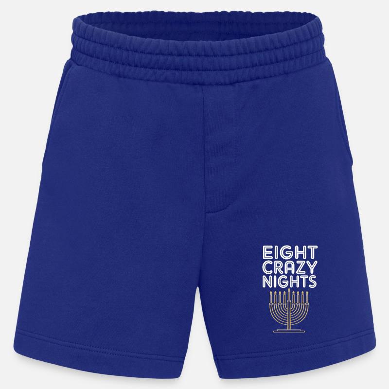 Hanoukka Hanoukka Hanoucca - Short bio épais fabriqué en UE - Iconic Blue