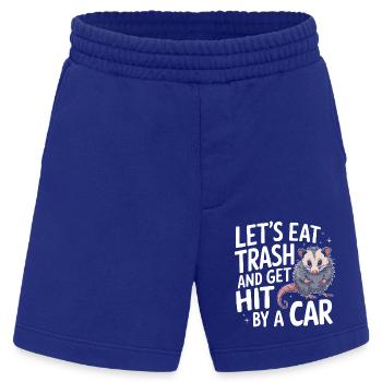 Opossum Possum Animal - Heavyweight Shorts - made by SPREAD  - Iconic Blue - Front