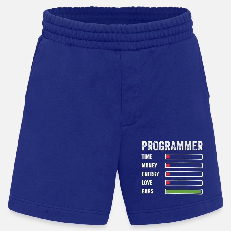 développeur humour programmeur codeur code - Short bio épais fabriqué en UE - Iconic Blue