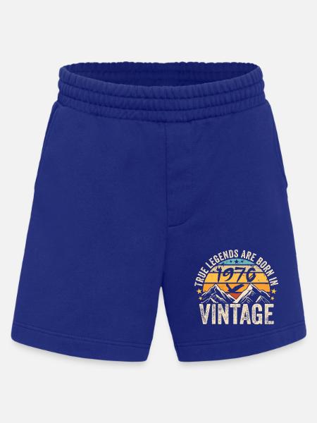 Jahrgang 1976 Jahrgang 1976 Geburtstagsgeschenk - Heavyweight Shorts - made by SPREAD  - Iconic Blue