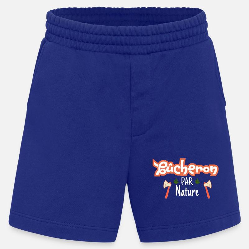 Bûcheron par nature - Short bio épais fabriqué en UE - Iconic Blue