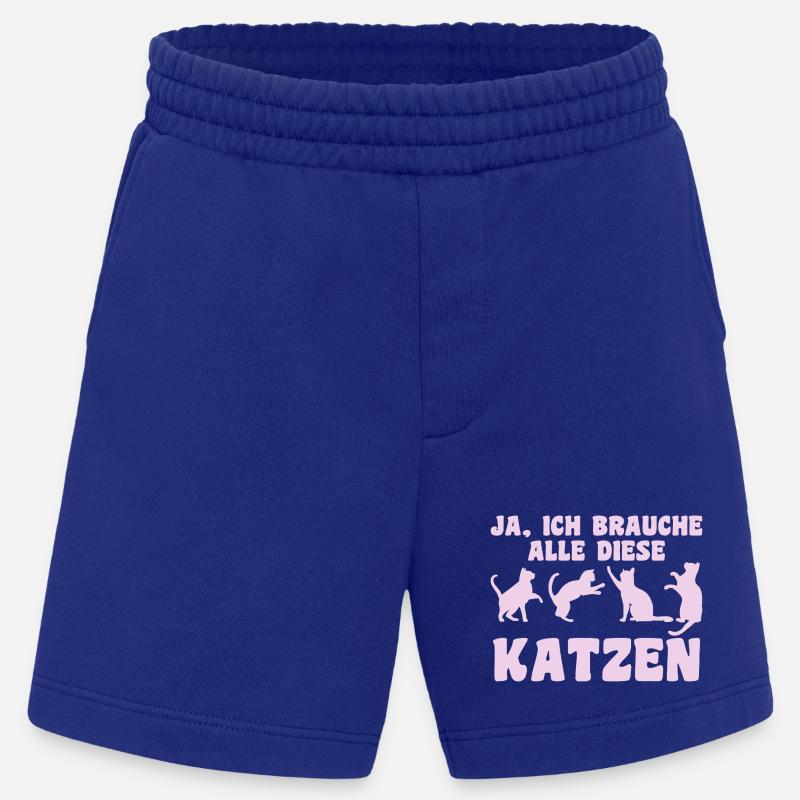 Katze Tier Katzen Geschenk - Heavyweight Shorts - made by SPREAD - Iconic Blue