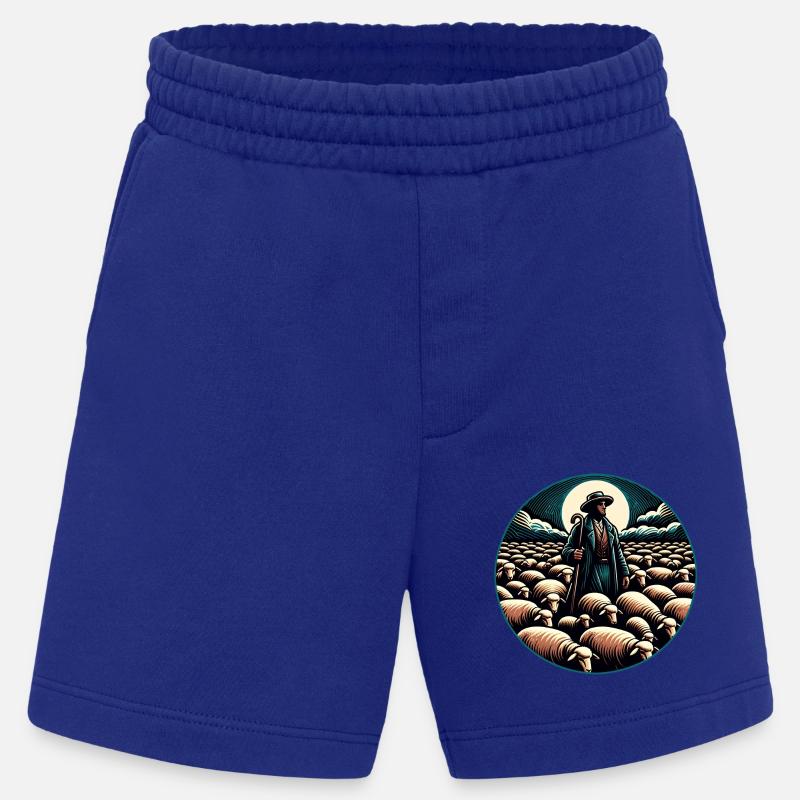 Schäfer und Schafherde - Heavyweight Shorts - made by SPREAD  - Iconic Blue