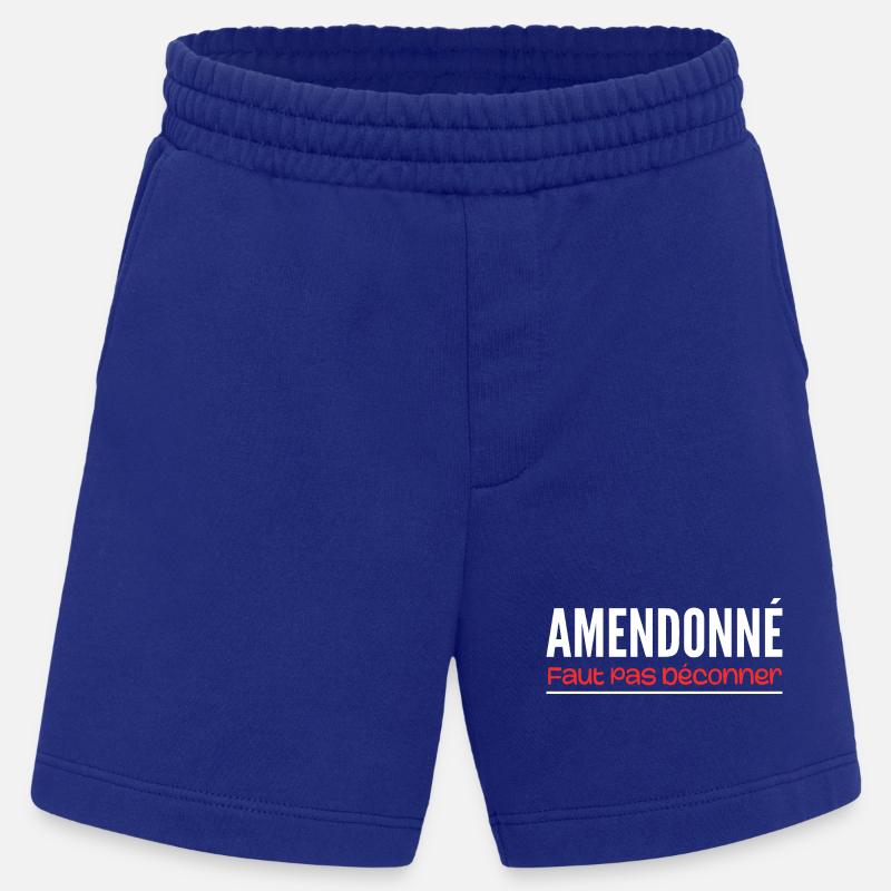 Amended, don't mess around - Heavyweight Shorts - made by SPREAD  - Iconic Blue