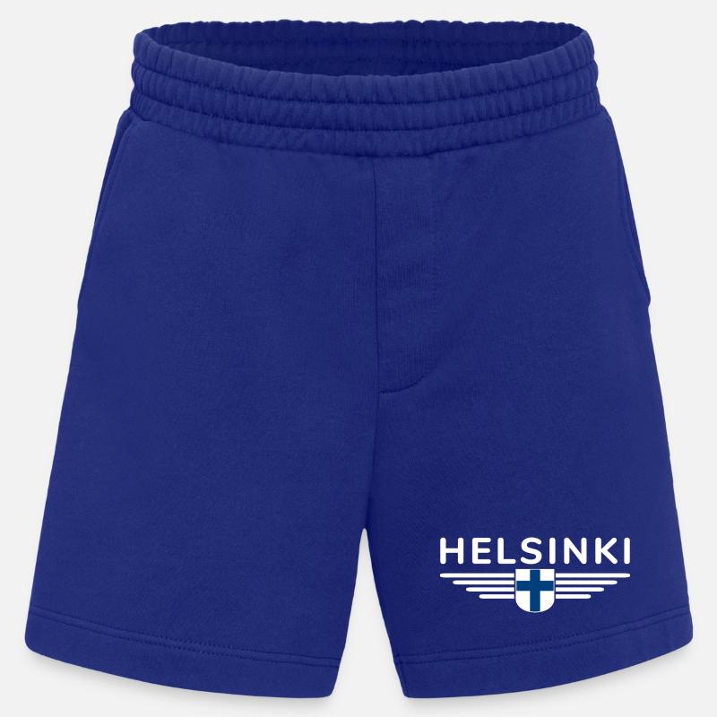 Helsinki Design – Nordic Elegance - Heavyweight Shorts - made by SPREAD - Iconic Blue