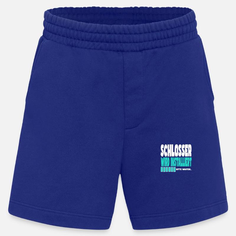 Schlosser wird installiert - Heavyweight Shorts - made by SPREAD  - Iconic Blue