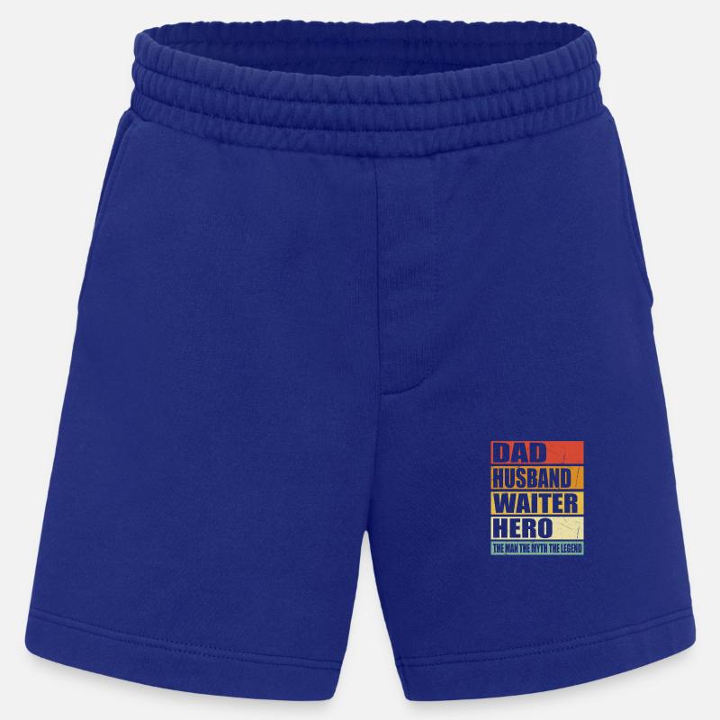 Vater Ehemann Kellner Held - Heavyweight Shorts - made by SPREAD  - Iconic Blue