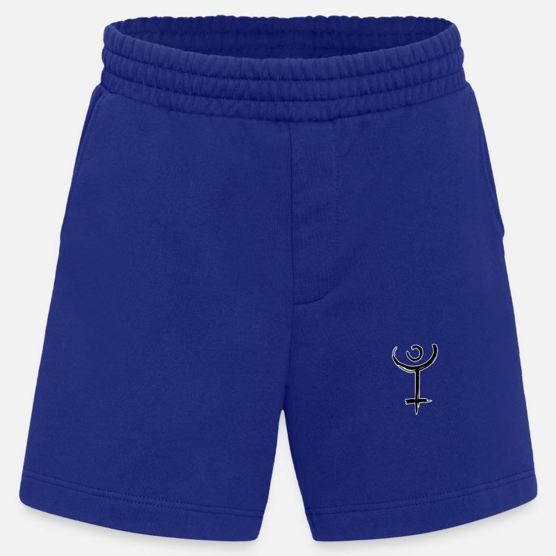 Pluto Astrology Symbol - Heavyweight Shorts - made by SPREAD - Iconic Blue