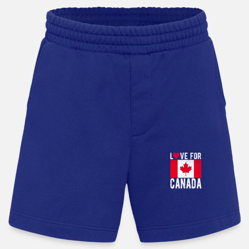 Drapeau du Canada - Short bio épais fabriqué en UE - Iconic Blue