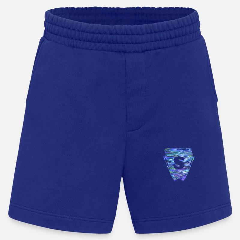 Triangle E 103 S - Heavyweight Shorts - made by SPREAD  - Iconic Blue