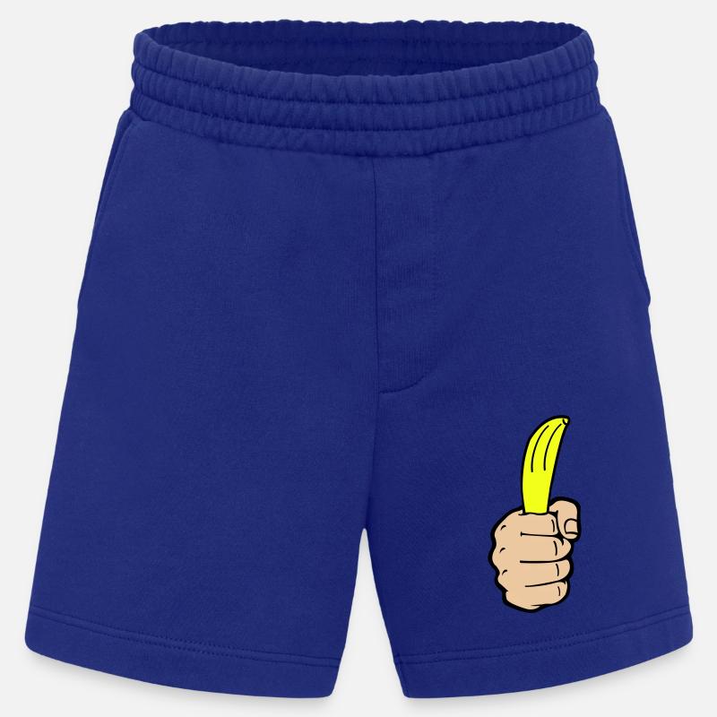hand banane - Heavyweight Shorts - made by SPREAD  - Iconic Blue