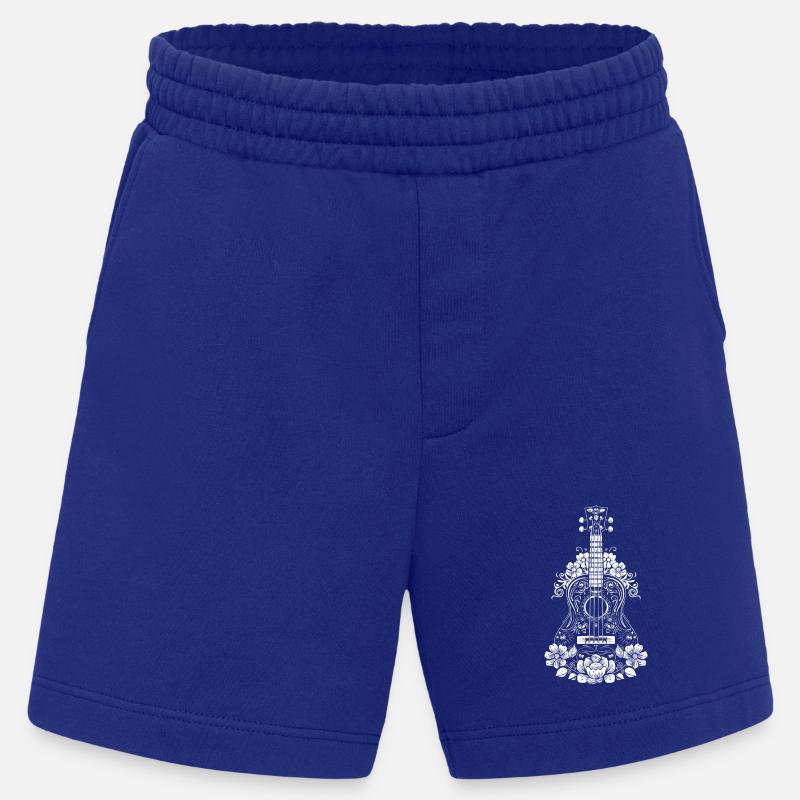 Ukulele Comic-Stil - Heavyweight Shorts - made by SPREAD  - Iconic Blue