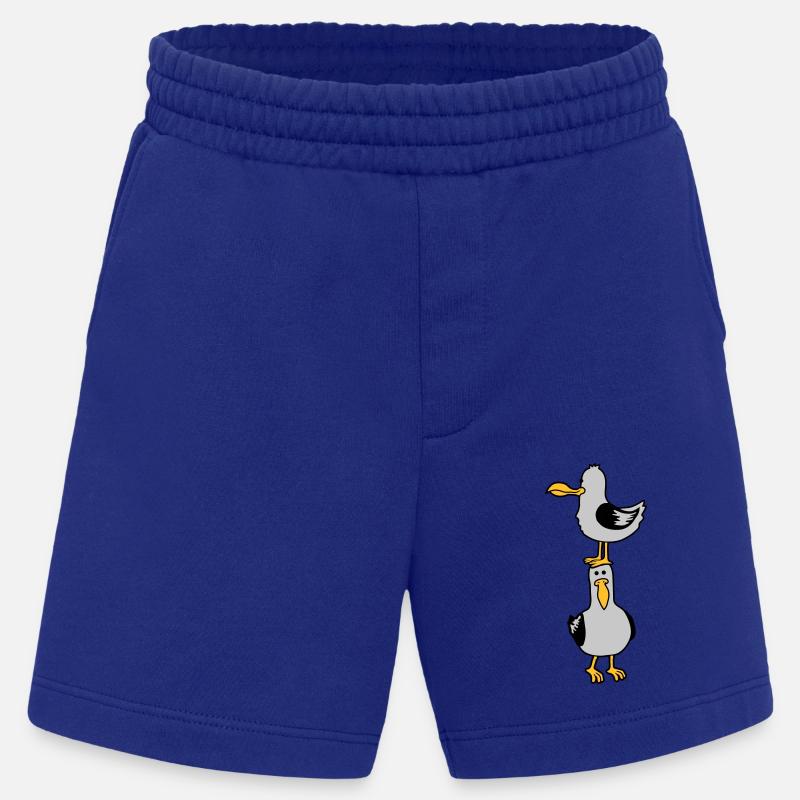 Seagulls Team 2 Friends - Heavyweight Shorts - made by SPREAD  - Iconic Blue