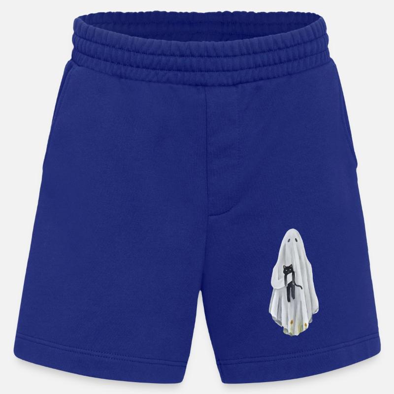 Geist mit Katze - Heavyweight Shorts - made by SPREAD  - Iconic Blue