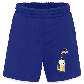 Robinet de chope à bière (Chope à bière Chope à bière / 3C) - Short bio épais fabriqué en UE - Iconic Blue - Devant