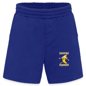 Banana Jogging Marathon Banana Runner - Heavyweight Shorts - made by SPREAD  - Iconic Blue - Front