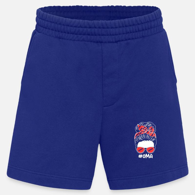 Harmonica Granny Harmonica - Heavyweight Shorts - made by SPREAD - Iconic Blue