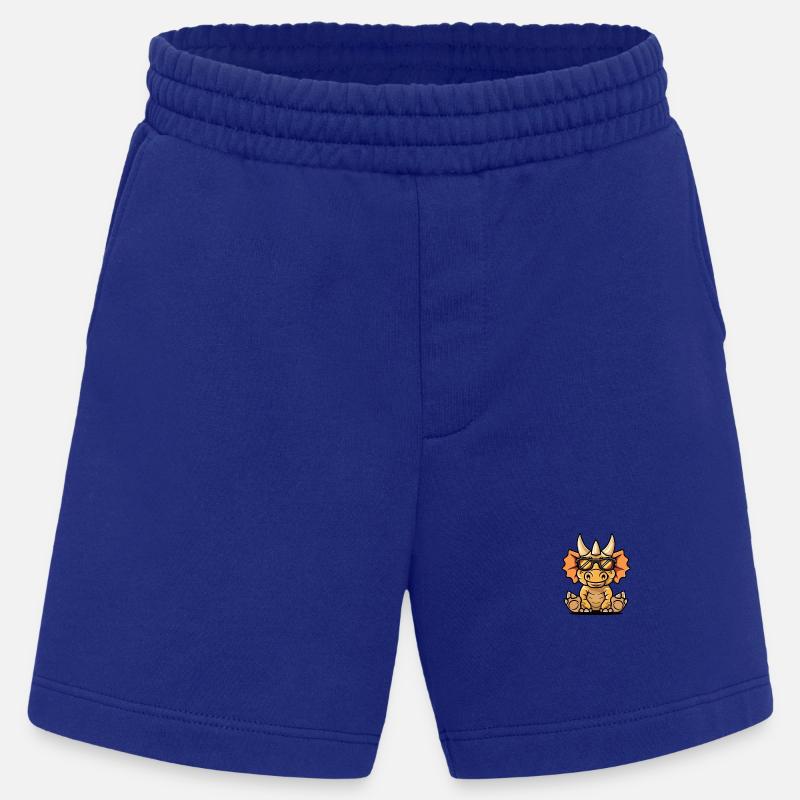 Dinosaurier triceratops Cool Tier - Heavyweight Shorts - made by SPREAD - Iconic Blue