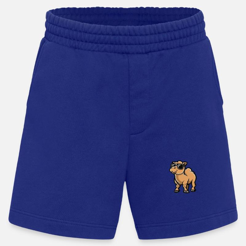 Kamel Cool Tier - Heavyweight Shorts - made by SPREAD  - Iconic Blue