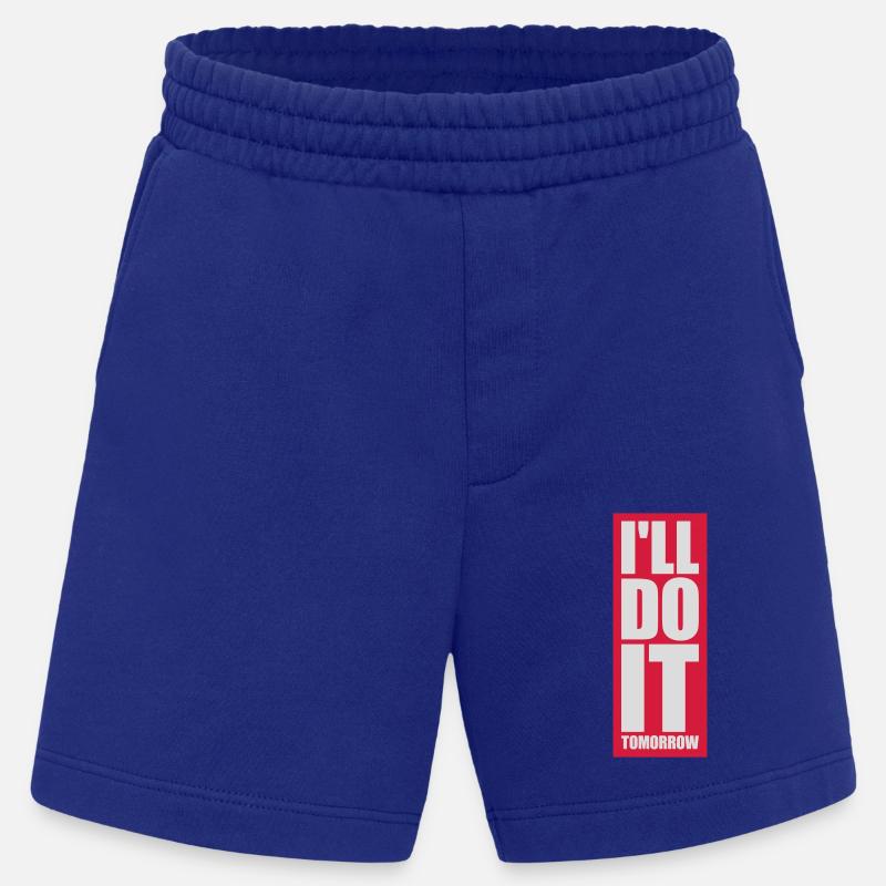 do it tomorrow Zitat - Heavyweight Shorts - made by SPREAD  - Iconic Blue