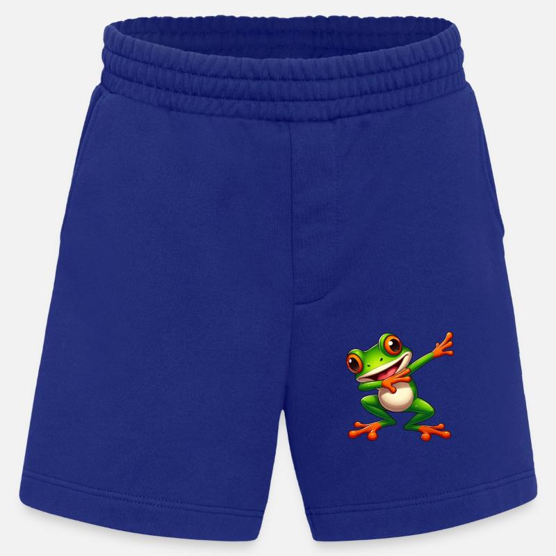 Cool Frog Dabbing Toad Style - Heavyweight Shorts - made by SPREAD  - Iconic Blue