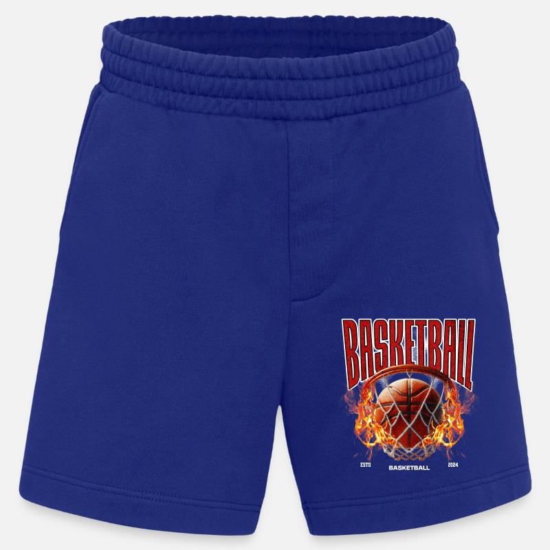 Basket-ball Joueurs de basket-ball - Short bio épais fabriqué en UE - Iconic Blue